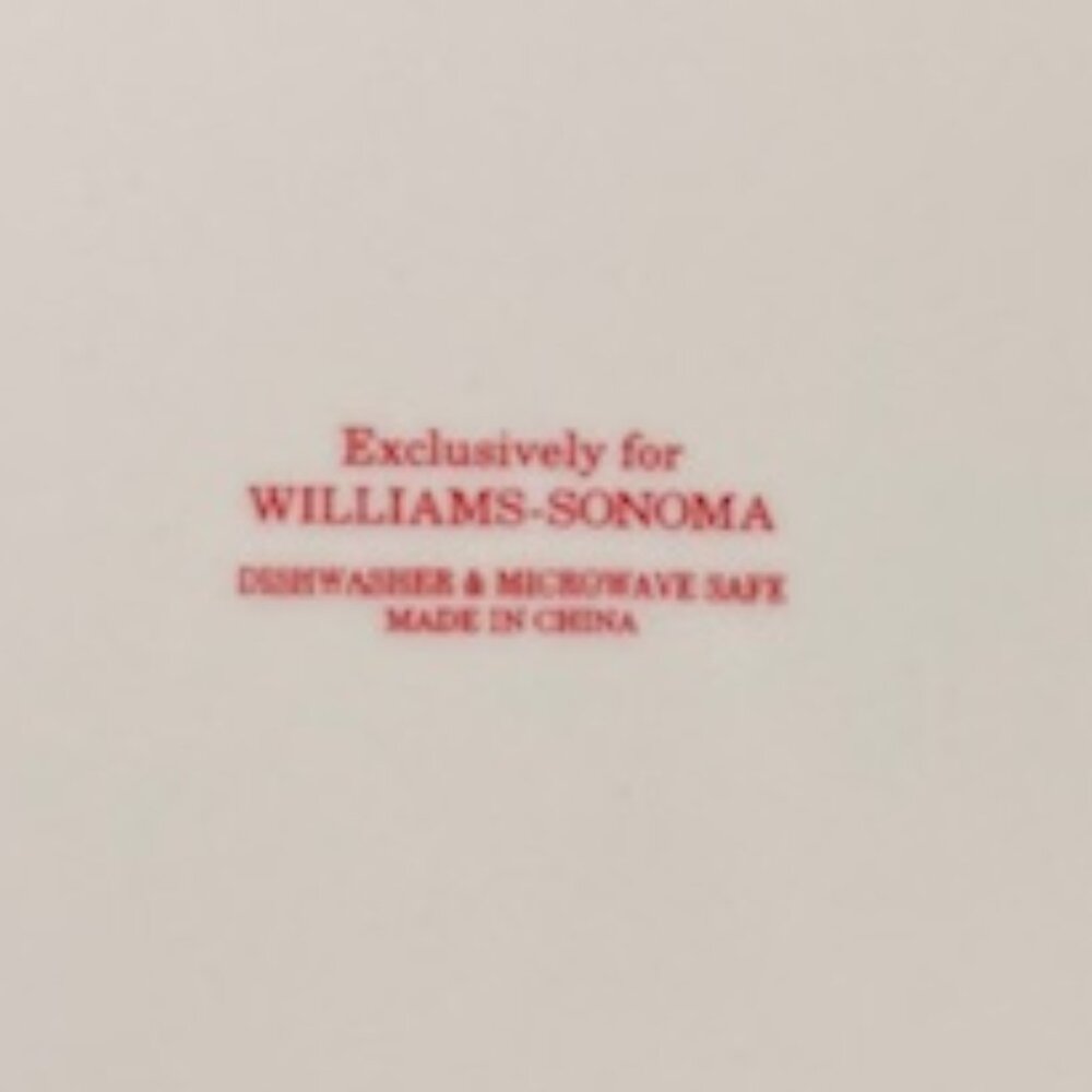 William Sonoma Twas the Night Before Xmas salad plate - Picture 4 of 4